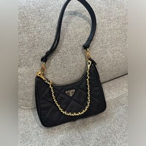 Re-Edition 1995 Chaîne Re-Nylon Mini Bag